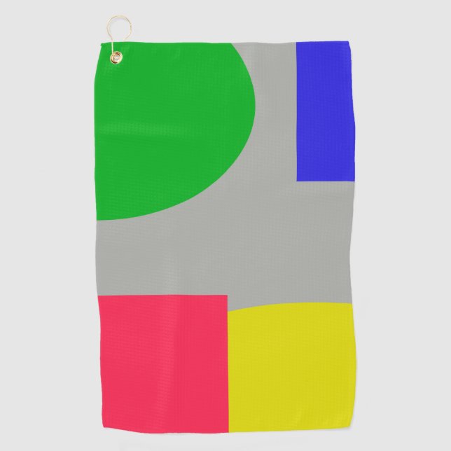 Abstract Golf Towel (Front)