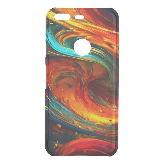 Abstract Google pixel case  (Back)