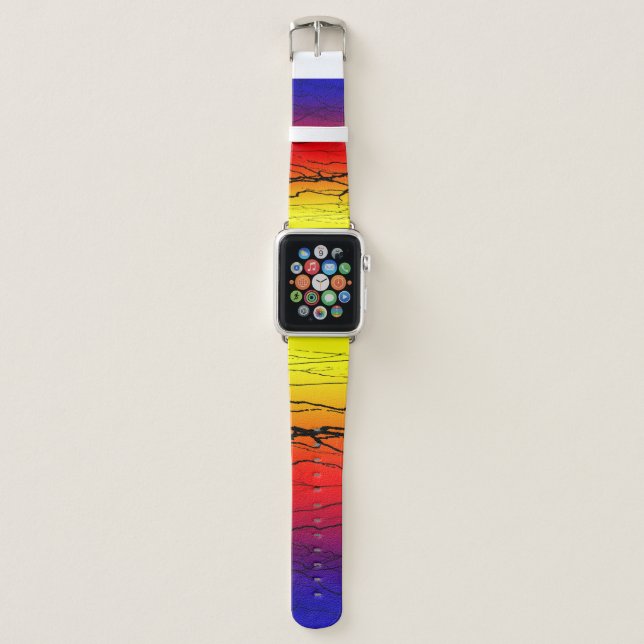 Abstract Gradient Apple Watch Band (Front)