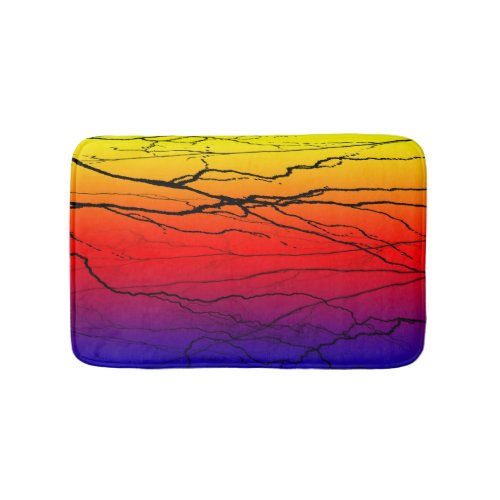 Abstract Gradient Bath Mat