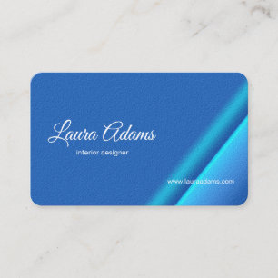 Abstract gradient blue texture business card