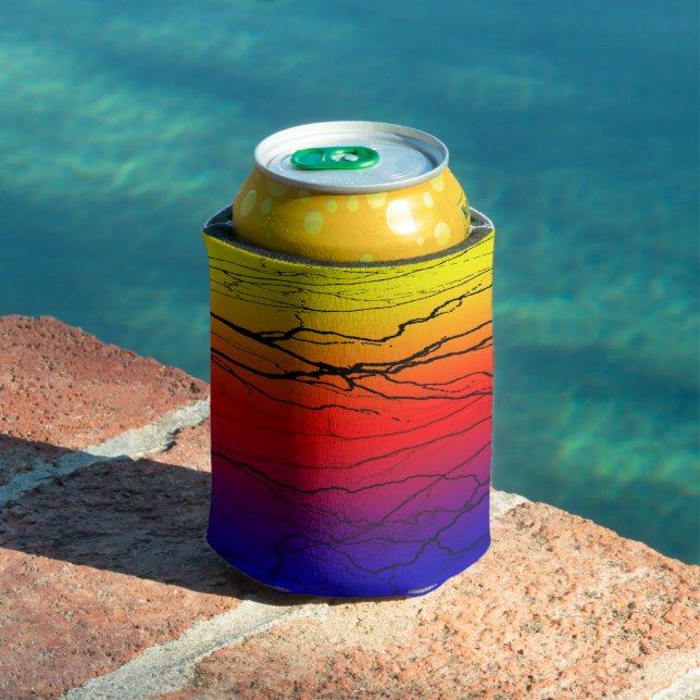 Abstract Gradient Can Cooler (In Situ Pool)
