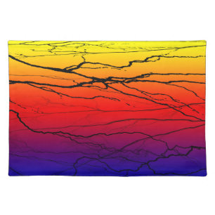Abstract Gradient Cloth Placemat