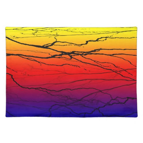 Abstract Gradient Cloth Placemat