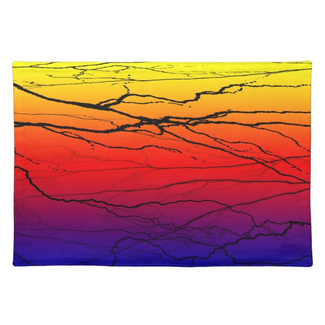 Abstract Gradient Cloth Placemat (Front)