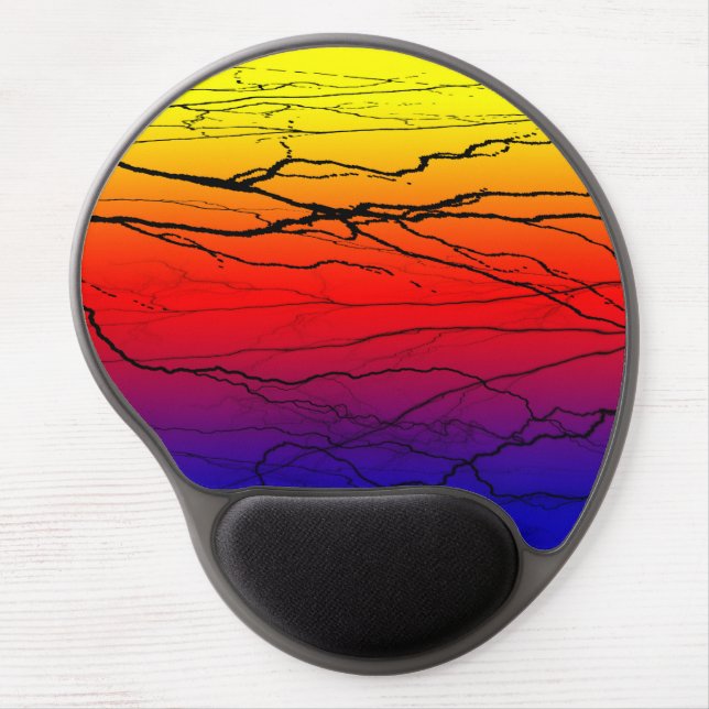 Abstract Gradient Gel Mouse Pad (Front)