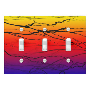 Abstract Gradient Light Switch Cover