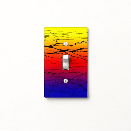 Abstract Gradient Light Switch Cover