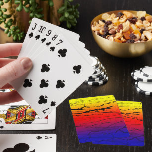 Abstract Gradient Poker Cards