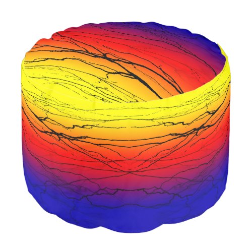 Abstract Gradient Pouf