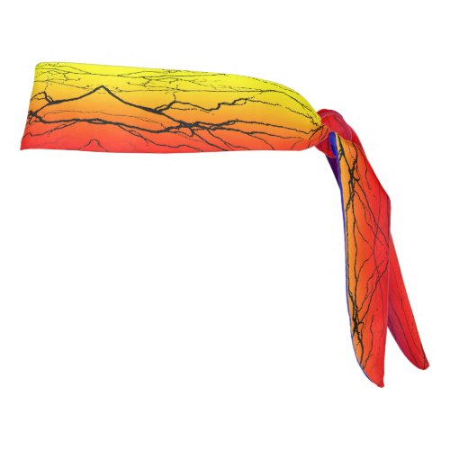 Abstract Gradient Tie Headband