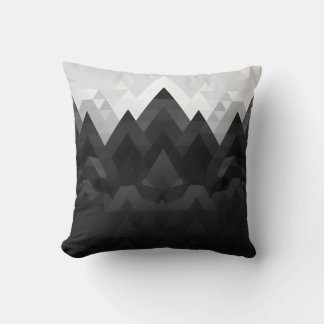Abstract Gradient Triangles  Throw Pillow