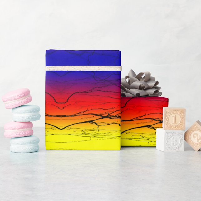 Abstract Gradient Wrapping Paper (Baby Shower)