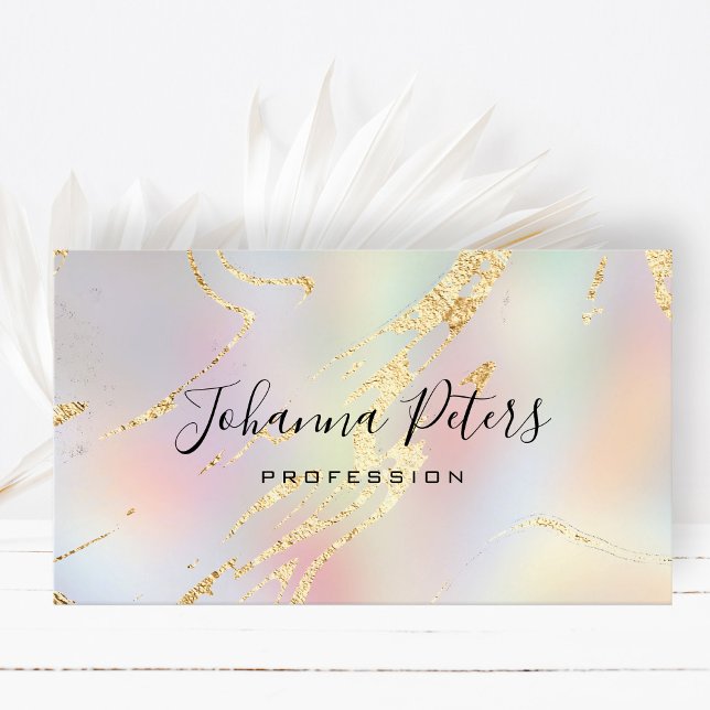 abstract gradients faux foil  business card (Creator Uploaded)