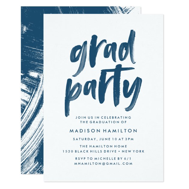 Abstract | Graduation Party Invitation