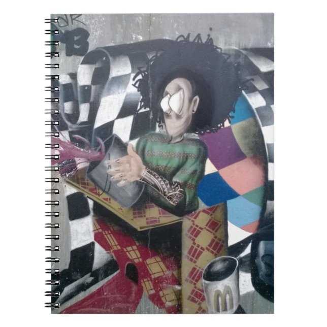 Abstract Graffiti Artwork Notebook (Front)