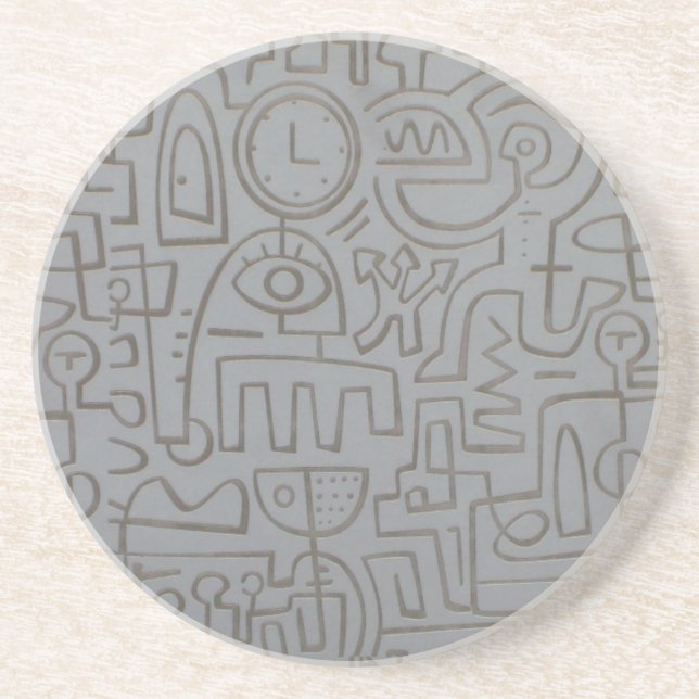 Abstract Graffiti Coaster (Front)