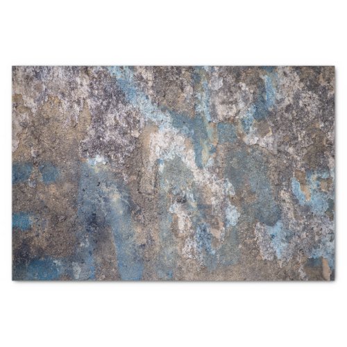 Abstract graffiti plaster blue and gray tissue  tissue paper