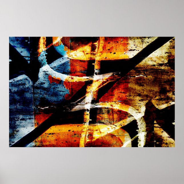 Abstract graffiti poster (Front)