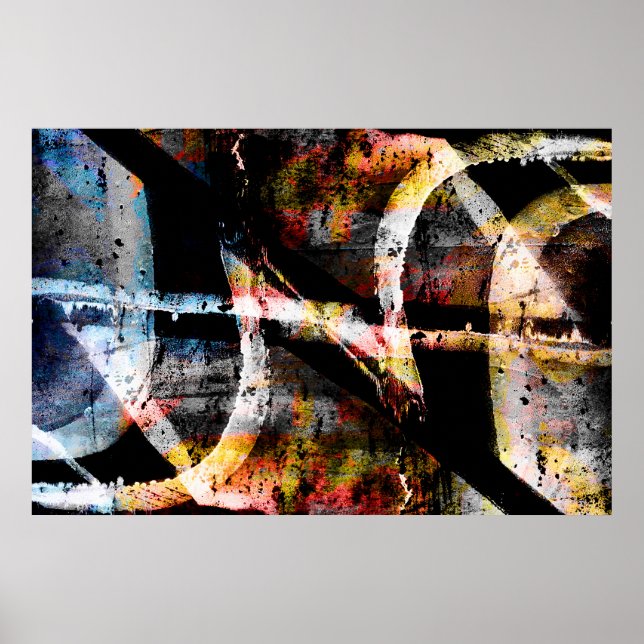abstract graffiti poster (Front)