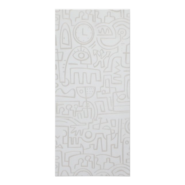 Abstract Graffiti Rack Card (Front)