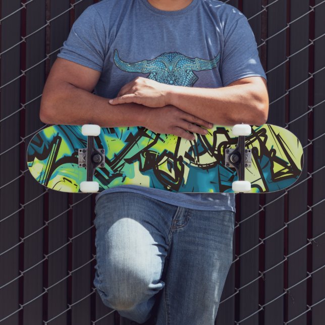 Abstract Graffiti Skateboard (Outdoor 3)