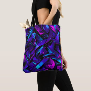 Abstract Graffiti Street Swirl Tote Bag