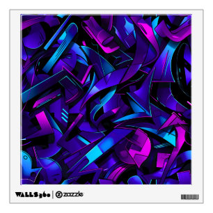 Abstract Graffiti Street Swirl Wall Decal