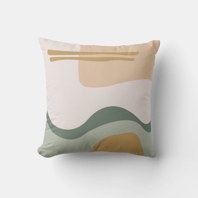 Abstract Graphic Art Vol.05 Throw Pillow (Front)