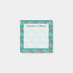 Abstract Graphic Cactus Succulent Pattern Post-it Notes