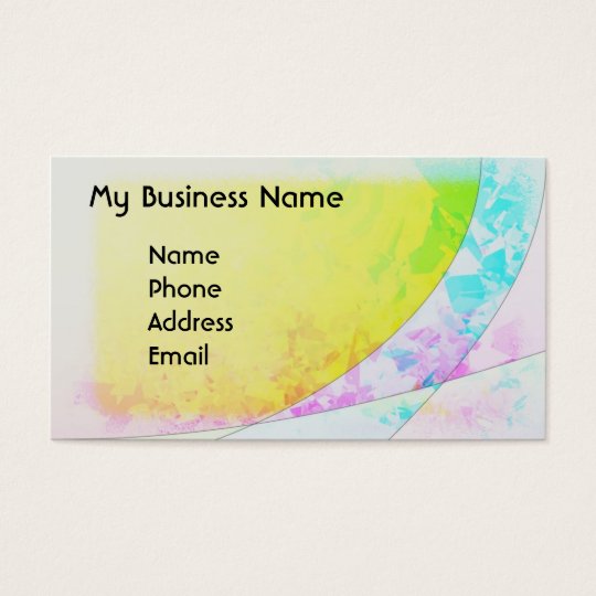 Abstract Graphic Design Studio Business Card