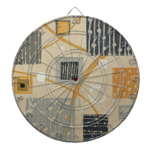 Abstract Graphic Tiles Dartboard