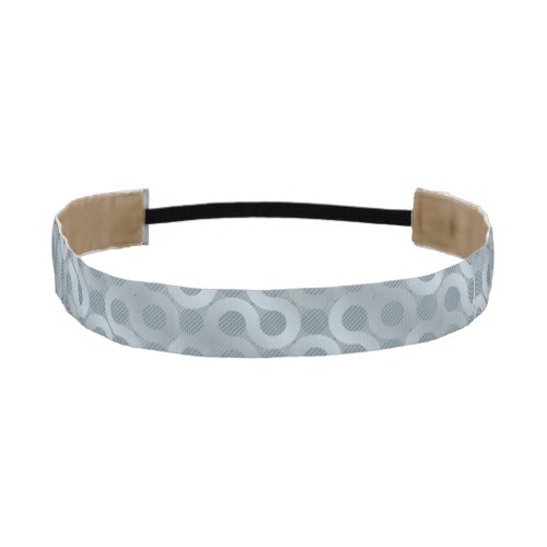 Abstract gray flow background athletic headband