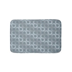Abstract gray flow background bathroom mat