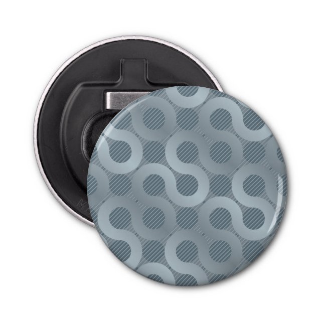 Abstract gray flow background bottle opener (Front)