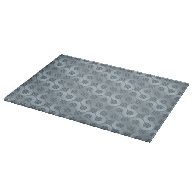 Abstract gray flow background cutting board (Corner)