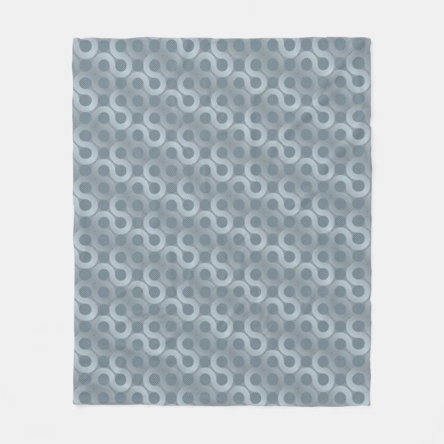Abstract gray flow background fleece blanket (Front)