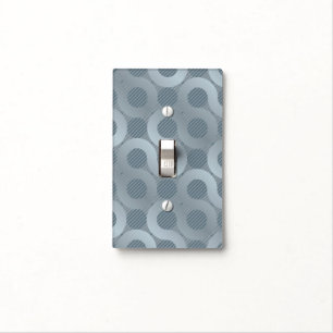 Abstract gray flow background light switch cover