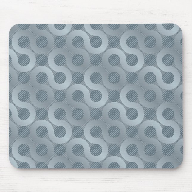 Abstract gray flow background mouse pad (Front)
