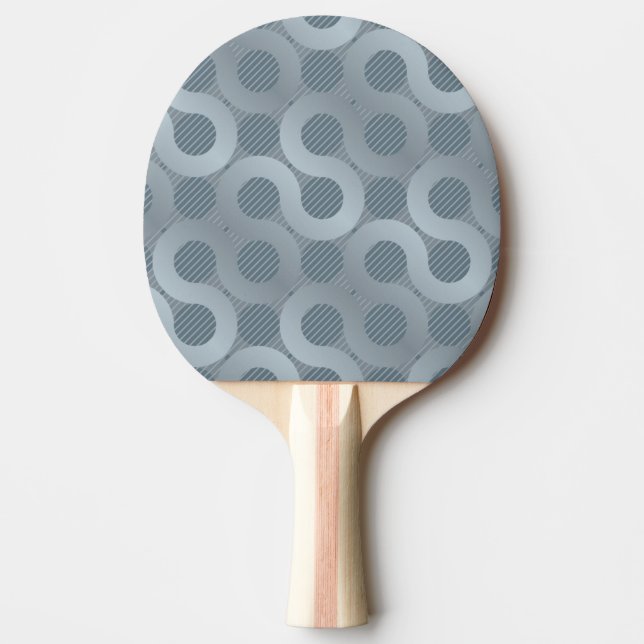 Abstract gray flow background Ping-Pong paddle (Front)