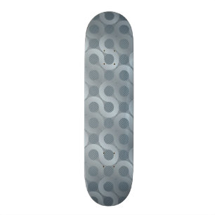 Abstract gray flow background skateboard deck