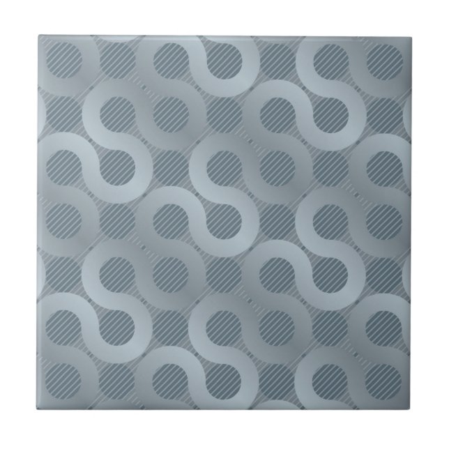 Abstract gray flow background tile (Front)