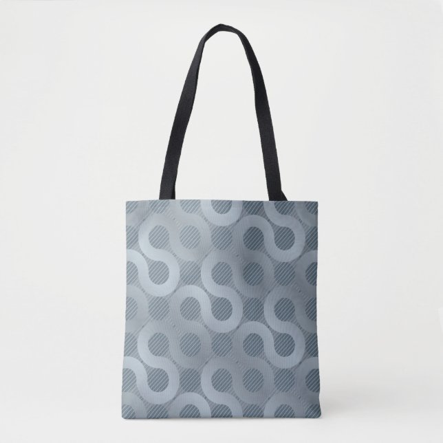 Abstract gray flow background tote bag (Front)