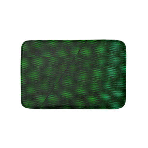 Abstract Green Background Bathroom Mat