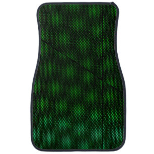 Abstract Green Background Car Floor Mat
