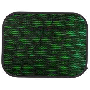 Abstract Green Background Car Mat