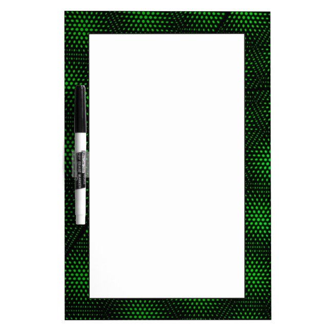 Abstract Green Background Dry-Erase Board (Front)