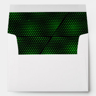 Abstract Green Background Envelope