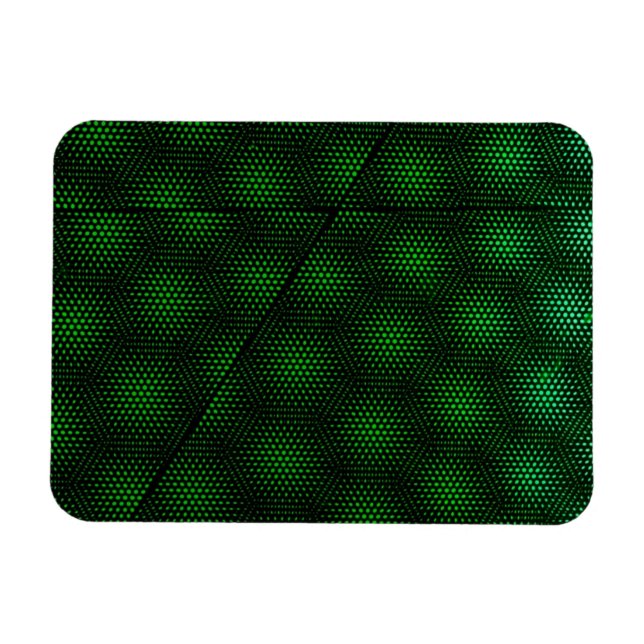 Abstract Green Background Magnet (Horizontal)