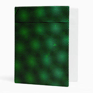 Abstract Green Background Mini Binder